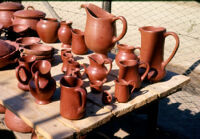 Chile - Pottery display, between 1966-1967