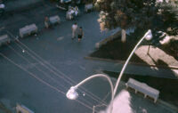 Mexico (Michoacán/Costa) - Aerial view, street, between 1960-1964