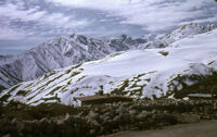 Chile (Farellones) - Snow-covered mountains, between 1966-1967