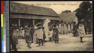 Play time at the mission school, Congo, ca.1920-1940