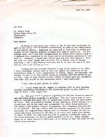 Letters regarding Rockefeller foundation grant; 2 photographs