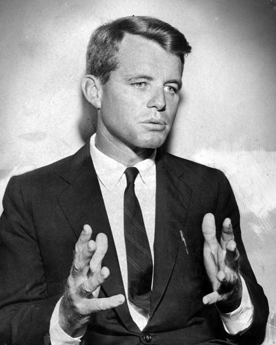 Robert Kennedy addressing union corruption