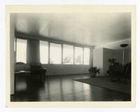 Strathmore Apartments, furnished interior living space, Los Angeles, California, 1937