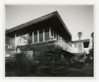 McIntosh House, balcony toward southwest, Los Angeles, California, 1939