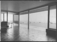 J. N. Brown House, interior screened terrace