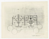 Channel Heights, plan for Type C apartment unit, San Pedro, California, 1941-1942