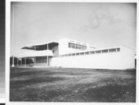 Evans Products Co., exterior view from Southeast