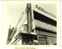 Laemmle Building, view of exterior looking up, Los Angeles, California, 1932-1937