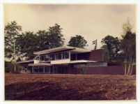 Kemper House, view from garden, Wuppertal, Germany, 1967