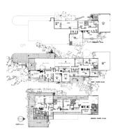 J. N. Brown House, floor plans for basement, first and second floors