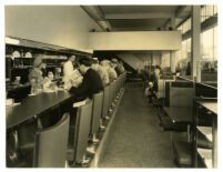 Laemmle Building, Coco Tree restaurant interior, Los Angeles, California, 1937