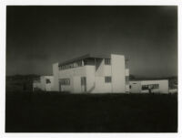 Strathmore Apartments, southwest view of exterior, Los Angeles, California, 1937