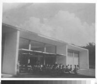 Home for Girls, student instruction on classroom patio