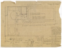 Beard House, bathroom details, Altadena, California, 1934