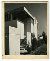 Strathmore Apartments, service entrance and porch, Los Angeles, California, 1937