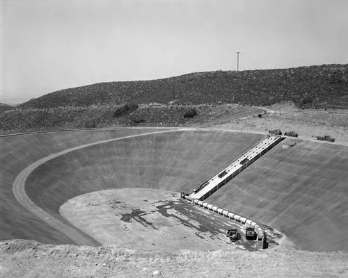 Green Verdugo Reservoir construction