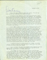 Letter, 1967 January 8, [Texas] to Carey McWilliams