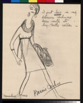 Cashin's illustrations of sweater designs for Ballantyne of Peebles