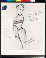 Cashin's illustrations of sweater designs for Forstmann wool. b074_f05-19