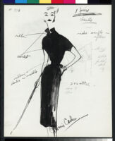 Cashin's illustrations of knit ensembles designed for Guttman Brothers. f07-03