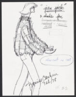 Cashin's illustrations of fur coat designs for R.R.G. f02-09