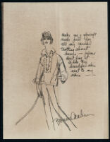 Cashin's illustrations of ready-to-wear designs for Alex Gropper