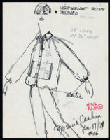 Cashin's illustrations of ready-to-wear designs for Alex Gropper. f01-11