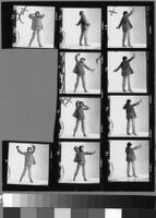 Contact sheets of Cashin's ready-to-wear designs for Sills and Co. Folder 1 of 2