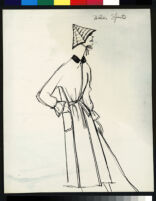 Cashin's illustrations of coat designs. b077_f07-18