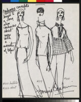 Cashin's ready-to-wear design illustrations for Sills and Co