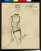 Cashin's illustrations of knit ensembles designed for Guttman Brothers. f01-05