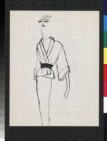 Cashin's illustrations of sweater designs for The Knittery