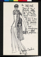 Cashin's illustrations of handbag designs for Meyers