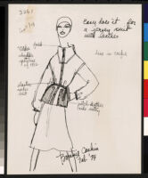 Cashin's ready-to-wear design illustrations for Sills and Co