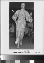 Invitation to and photographs of Cashin's fashion show for Evelyn Pearson