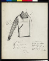 Cashin's rough illustrations of ready-to-wear designs for Sills and Co