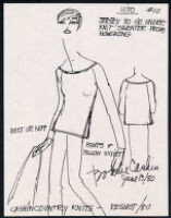 Cashin's illustrations of ready-to-wear designs for Russell Taylor, Resort 1980 collection. f01-16