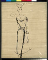 Cashin's illustrations of knit ensembles designed for Guttman Brothers. f01-11