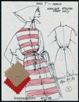 Cashin's illustrations of ready-to-wear designs for Russell Taylor, Spring 1982 collection. f01-03