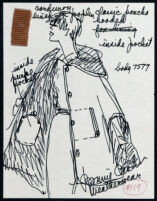 Cashin's illustrations of ready-to-wear designs for Russell Taylor, Fall 1983 collection. f05-14