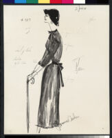 Cashin's illustrations of knit ensembles designed for Guttman Brothers. f07-18