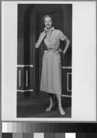 Black and white photographs of Cashin's ready-to-wear designs for Adler and Adler