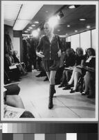 Black and white photographs of Cashin's fashion Show at Sills and Co. showroom