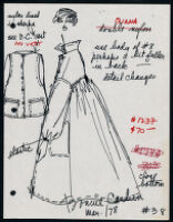 Cashin's illustrations of ready-to-wear designs for Russell Taylor, Fall 1978 collection. f03-22