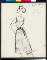 Cashin's illustrations of knit ensembles designed for Guttman Brothers. f04-04