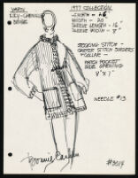 Cashin's illustrations of knitwear designs. b189_f02-09