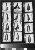 Contact sheets of Cashin's ready-to-wear designs for Sills and Co. Folder 1 of 2