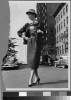 Black and white photographs of Cashin's ready-to-wear designs for Adler and Adler