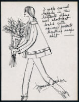 Cashin's illustrations of ready-to-wear designs for Russell Taylor...for press releases. f04-03