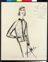 Cashin's illustrations of sweater designs for Forstmann wool. b074_f05-13